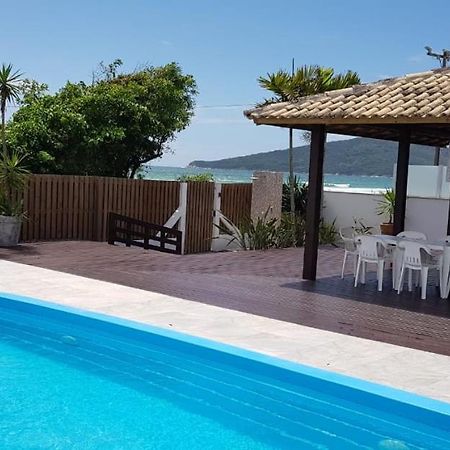 Apartamento Ilha Dos Patos Ingleses Na Beira Do Mar Florianopolis Bagian luar foto